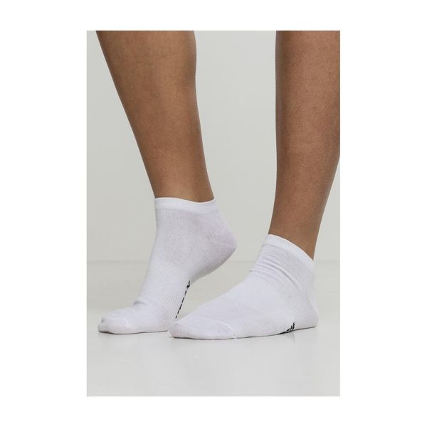 Urban Classics Logo No Show Socks 5-Pack White