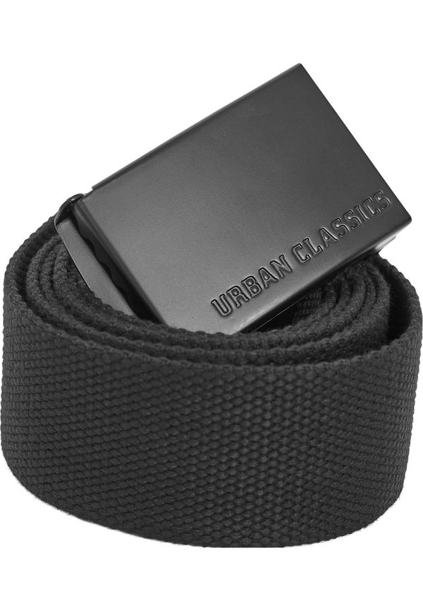 Urban Classics Accessoires Long canvas belt black