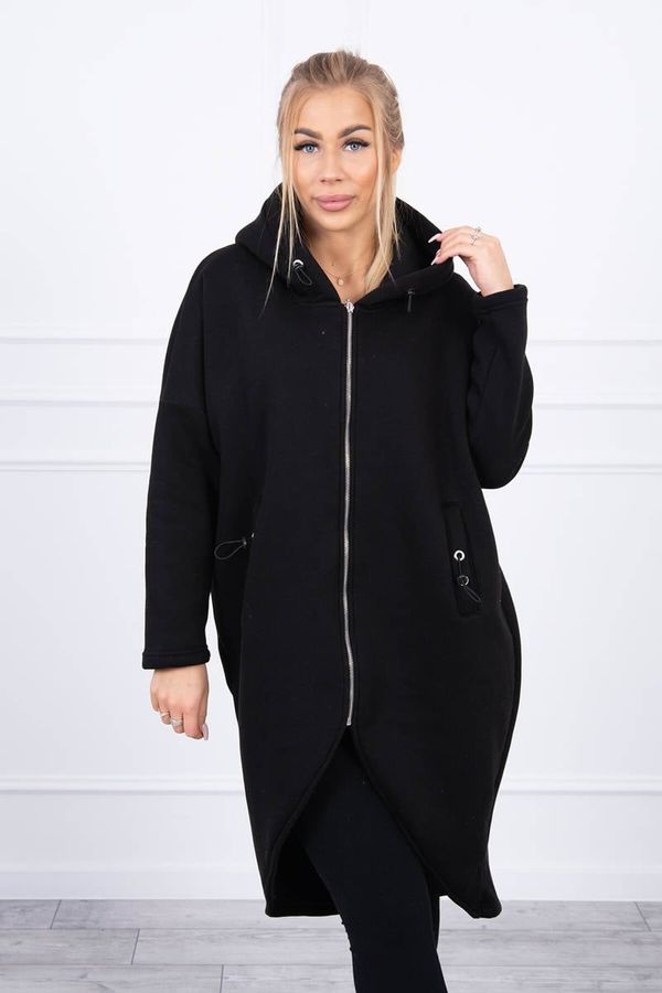 Kesi Long insulated sweatshirt in black color