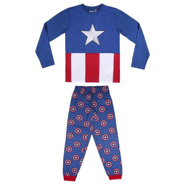 AVENGERS LONG PYJAMES AVENGERS CAPITAN AMERICA