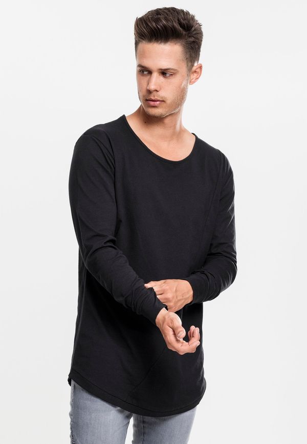 UC Men Long Shaped Fashion L/S T-Shirt Black