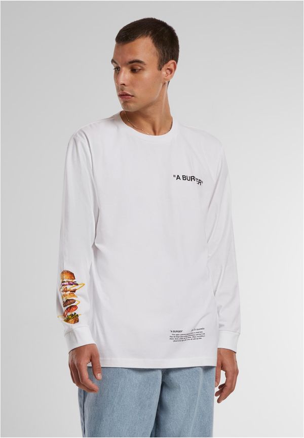 Mister Tee Long sleeve burger white