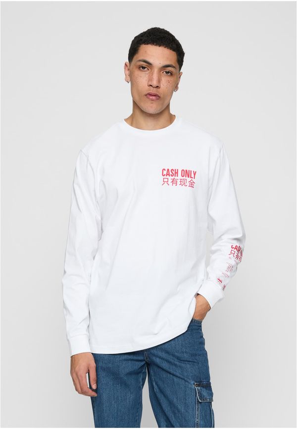 Mister Tee Long sleeve cash only white