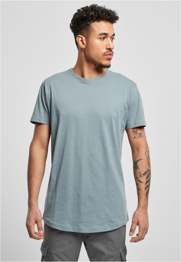 Urban Classics Long T-shirt in the shape of dust blue