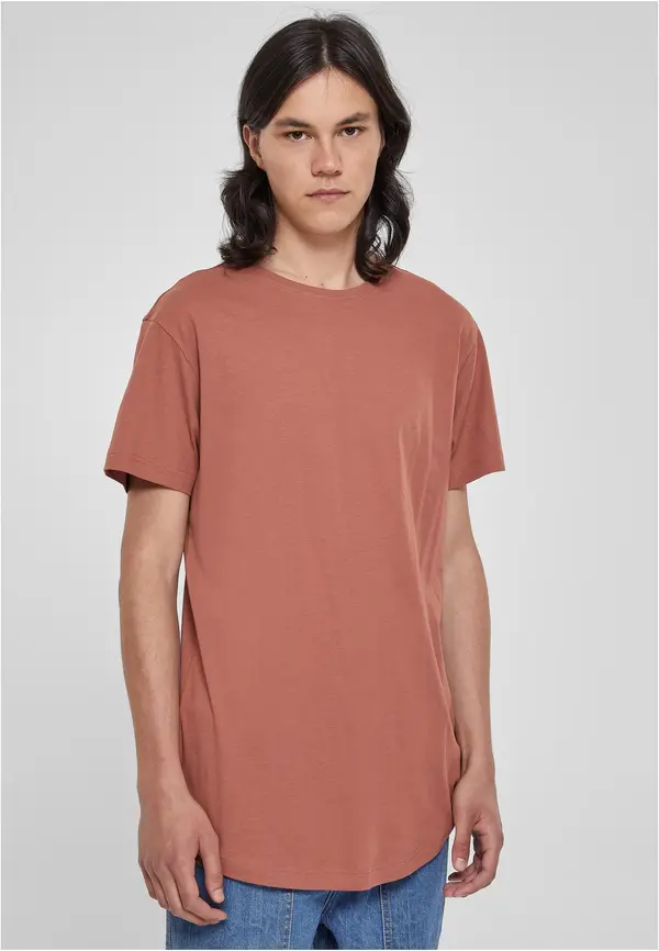 Urban Classics Long Tee Shaped Terracotta