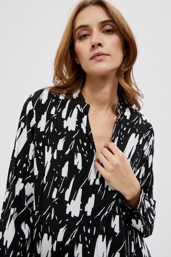 Moodo Long viscose shirt