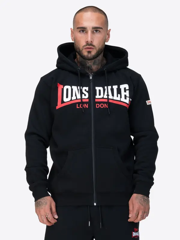 Lonsdale Lonsdale Men's hooded zipsweat jacket regular fit