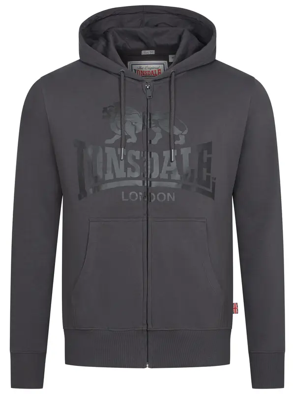 Lonsdale Lonsdale Men's hooded zipsweat jacket slim fit