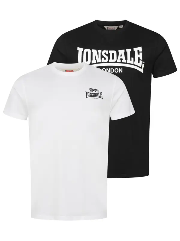 Lonsdale Lonsdale Men's t-shirt regular fit double pack