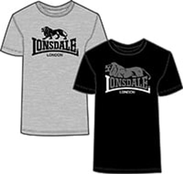 Lonsdale Lonsdale Men's t-shirt regular fit double pack