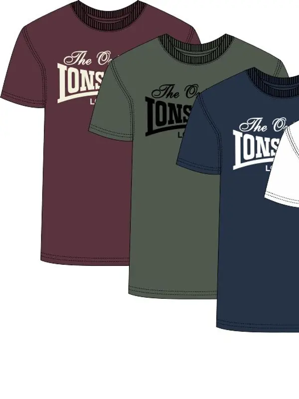 Lonsdale Lonsdale Men's t-shirt regular fit five pack