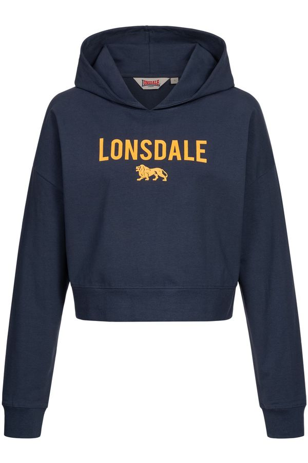 Lonsdale Lonsdale Women's hooded sweatshirt cropped oversized