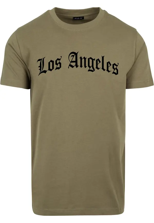 Mister Tee Los Angeles Texting Tee Olive