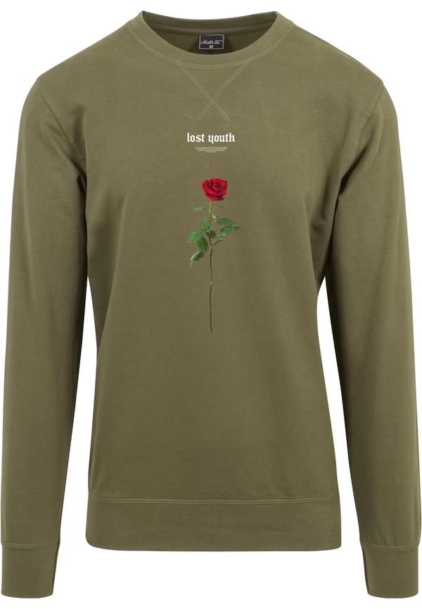 MT Men Lost Youth Rose Crewneck Olive