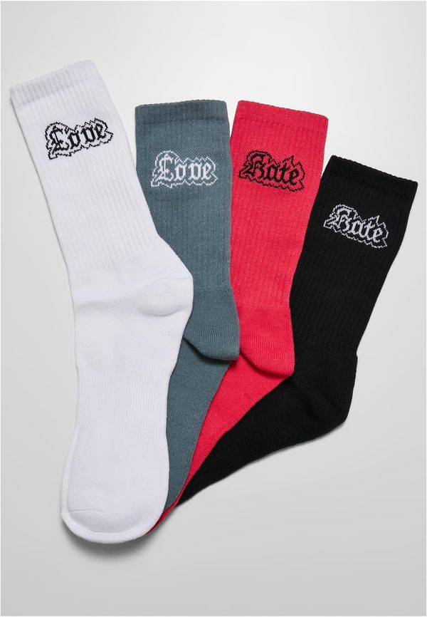 MT Accessoires Love Hate Socks 4-Pack Multicolor