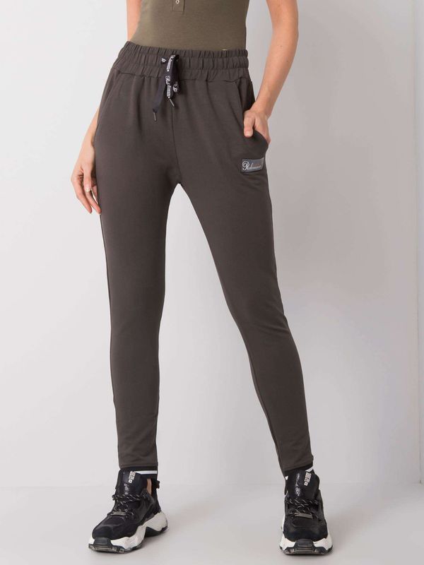 Fashionhunters Luciano's dark khaki pants