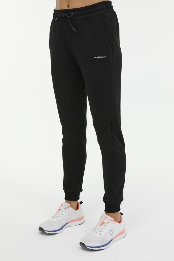 Lumberjack Lumberjack W-CT133 BASIC JOGGER 4FX BLACK Woman Single Bottom