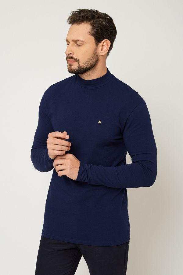 Lumide Lumide Man's Blouse LU17 Navy Blue