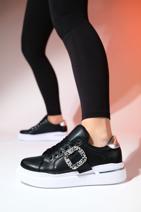 LuviShoes LuviShoes THONA Black Stone Women's Sports Shoes