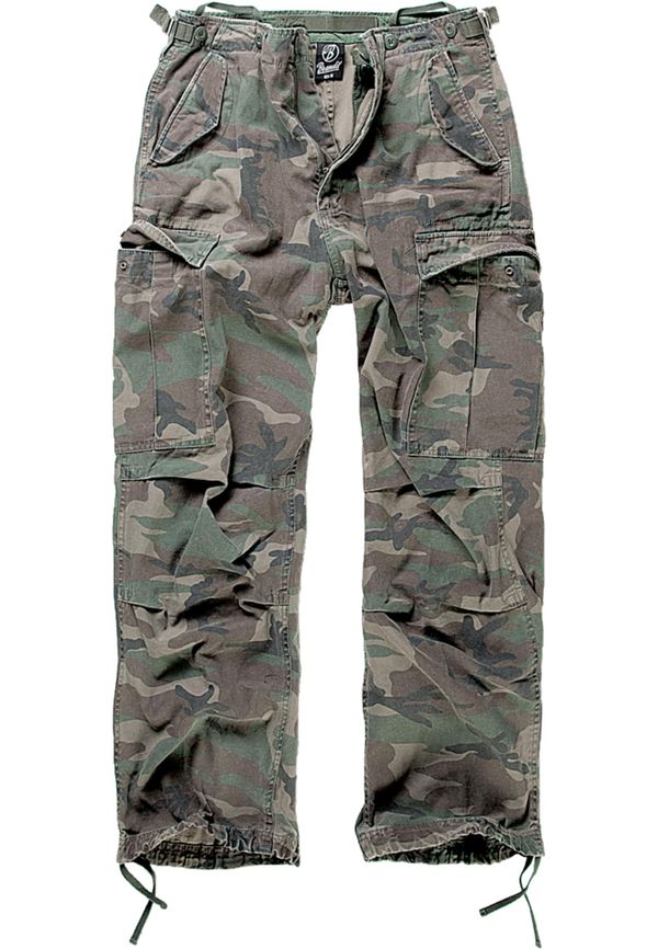 Brandit M-65 Vintage Cargo Pants Olive Camo