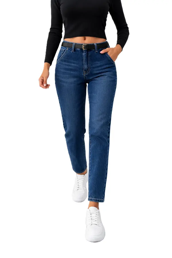 M.Sara M.Sara - Ženske kavbojke z visokim pasom