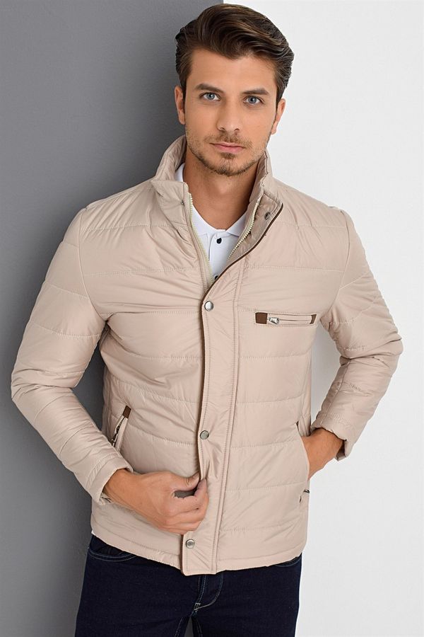 dewberry M8625 DEWBERRY MEN'S COAT-BEIGE