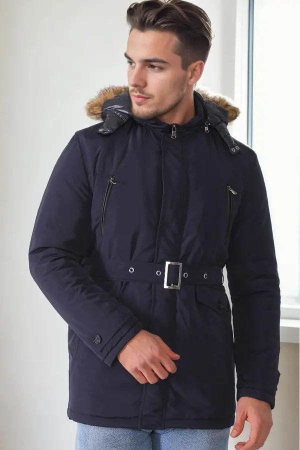 dewberry M9633 DEWBERRY MEN'S JACKET-NAVY BLUE
