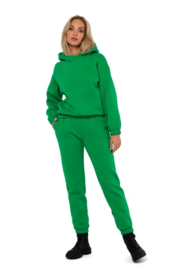 Made Of Emotion Made Of Emotion Woman's Hoodie M759 Grass