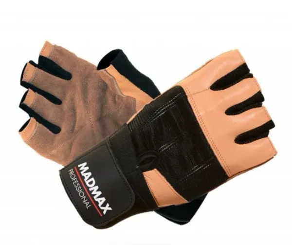 MadMax MadMax Rukavice Professional MFG269 hnědé XL