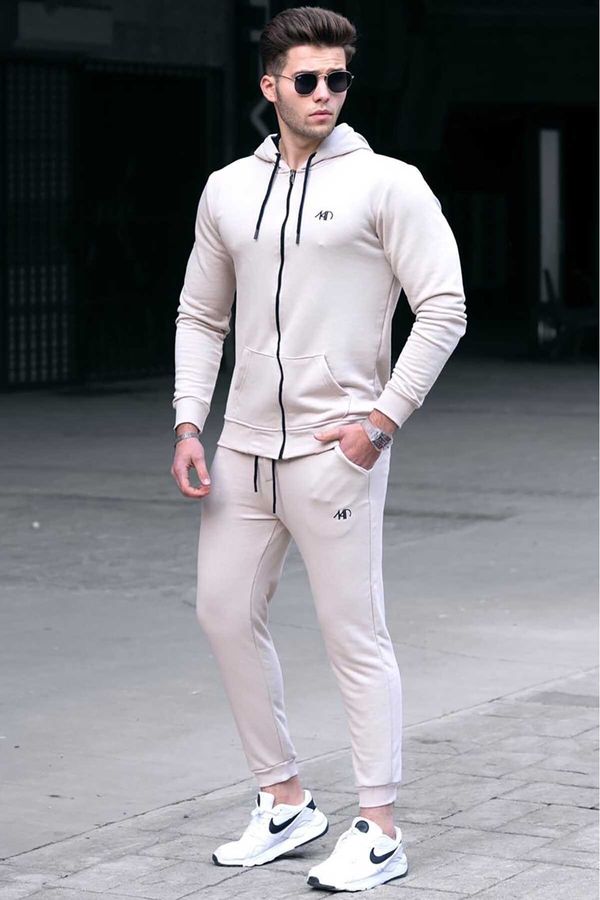 Madmext Madmext Beige Tracksuit 4779