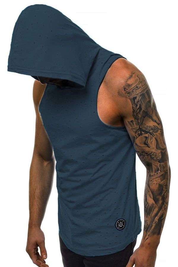 Madmext Madmext Hooded Undershirt Indigo 2893