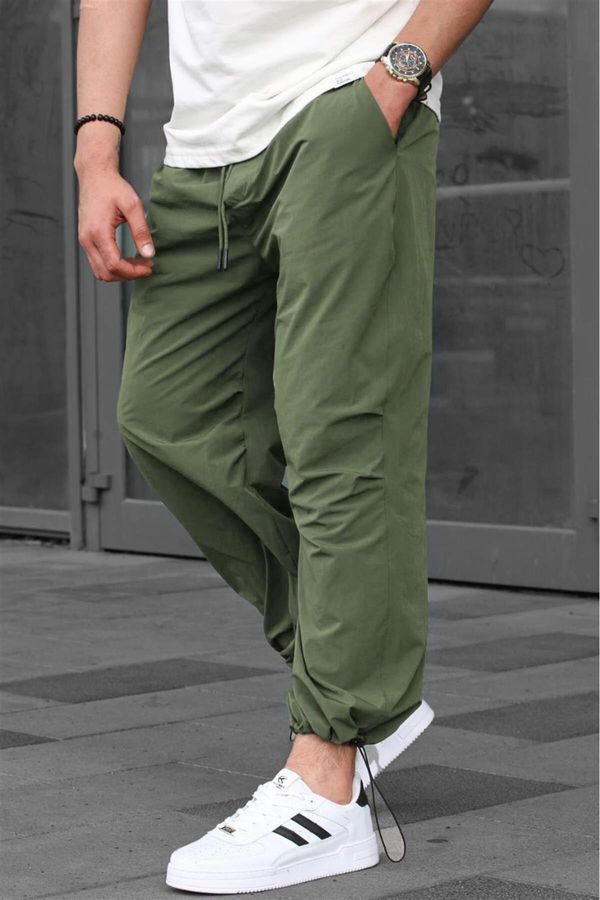 Madmext Madmext Men's Khaki Regular Fit Parachute Trousers 6504