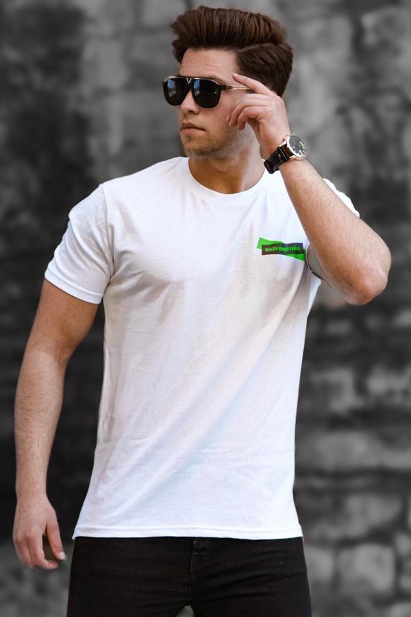 Madmext Madmext Men's White T-Shirt 5270