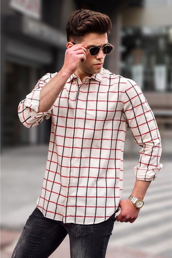 Madmext Madmext Red Men's Shirt 4938