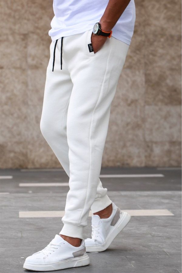 Madmext Madmext White Basic Tracksuit 4210