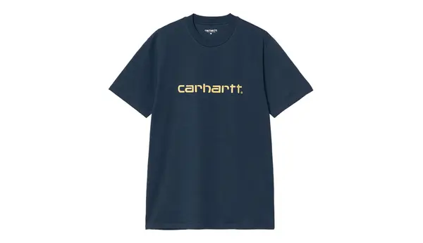 Carhartt Wip Majica Carhartt WIP S/S Script modra
