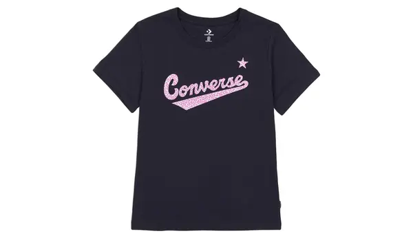 Converse Majica Converse Script Logo Leopard
