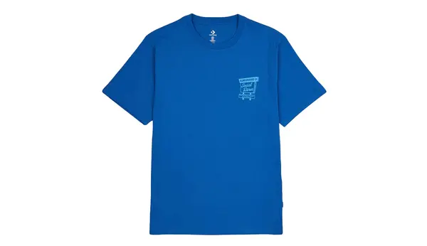 Converse Majica Converse Social Diner Tee modra