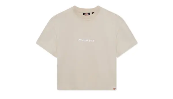 Dickies Majica Dickies S/S Loretto W Tee Cement svetlo rjava
