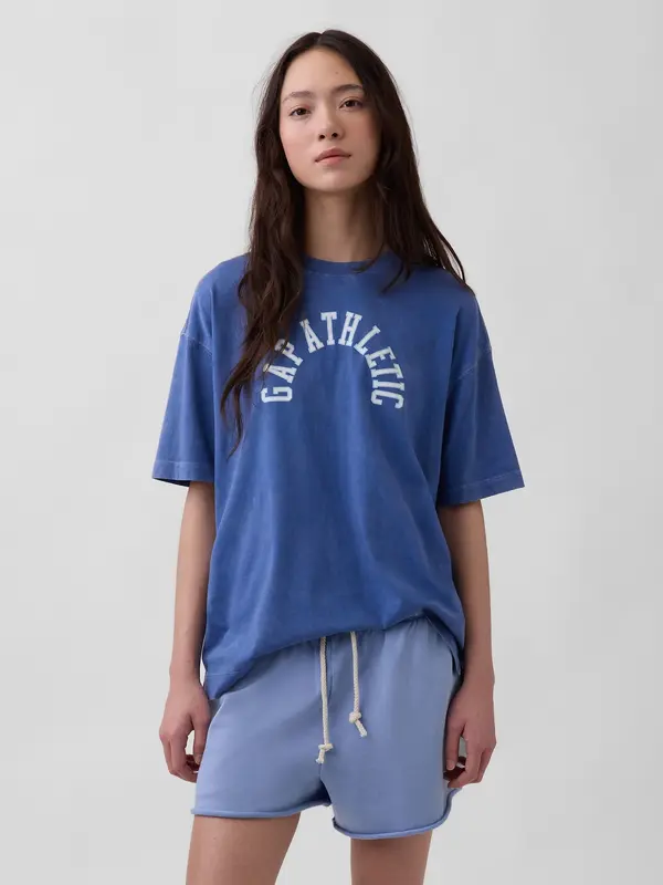 GAP Majica GAP Oversize z logotipom VintageSoft