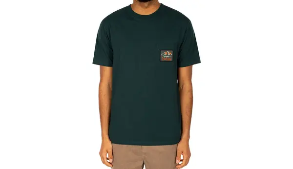 IrieDaily Majica IrieDaily Gnomed Pocket Tee zelena