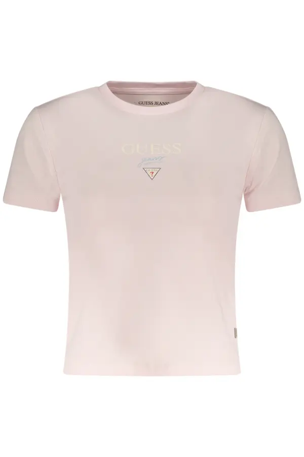 GUESS JEANS Majica s kratkimi rokavi Guess, roza