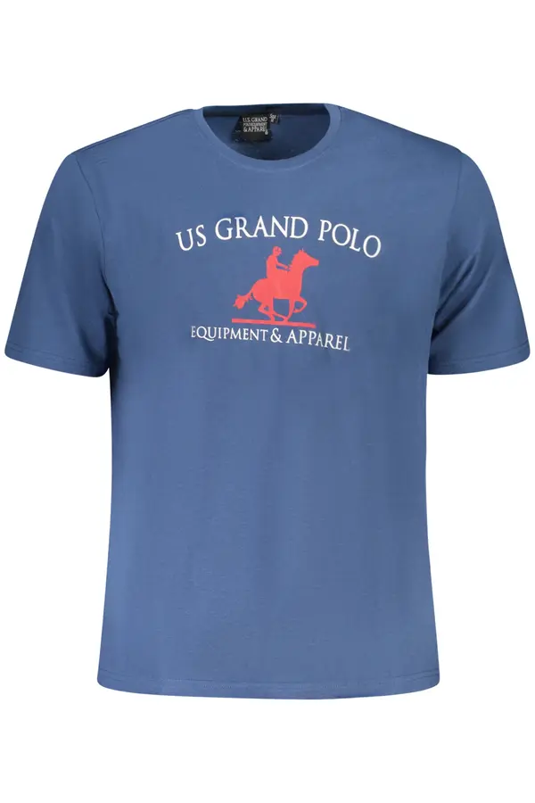 U.S. GRAND Majica s kratkimi rokavi ZDA Grand Polo modre barve