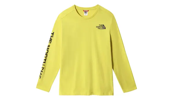 The North Face Majica The North Face M Coordinates z dolgimi rokavi, kislinsko rumena