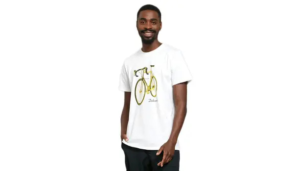 Dedicated Majica z napisom Stockholm Andy Bike z belo zapestnico