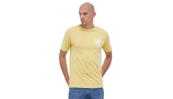 Converse Majice - Converse Stamped Chuck Taylor All Star T-shirt Rumena