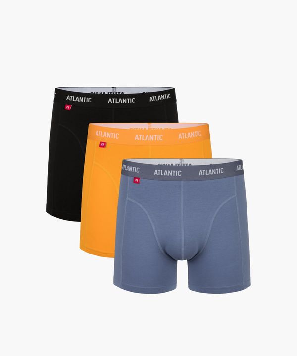 Atlantic Man boxers ATLANTIC Comfort 3Pack - black/yellow/gray