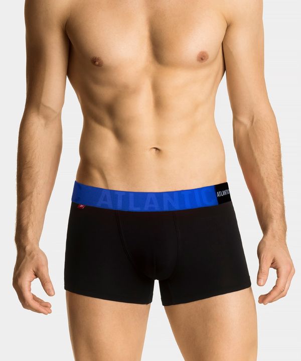 Atlantic Man boxers ATLANTIC PREMIUM with mikromodal - black/blue