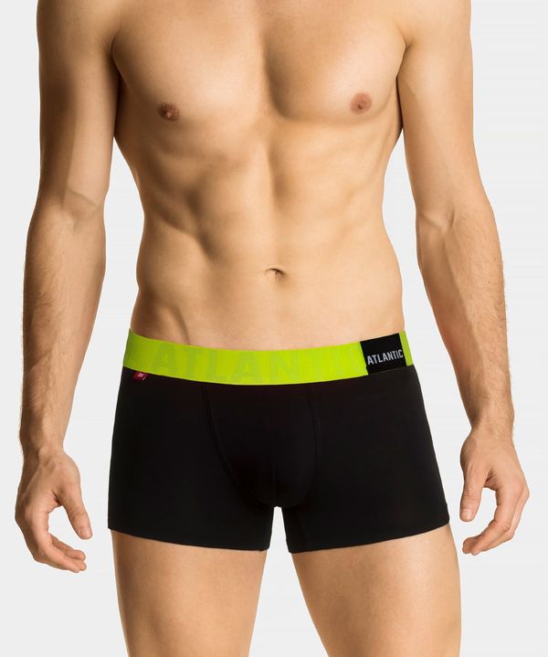 Atlantic Man boxers ATLANTIC PREMIUM with mikromodal - black/yellow