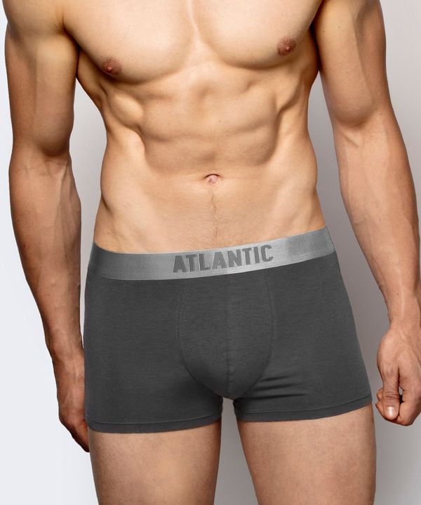 Atlantic Man Cotton Shorts Pima ATLANTIC - dark gray
